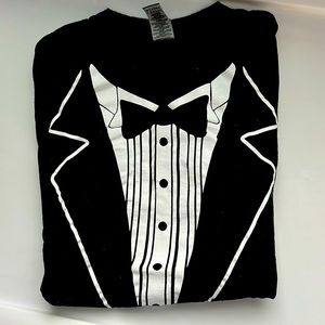 Tuxedo tshirt